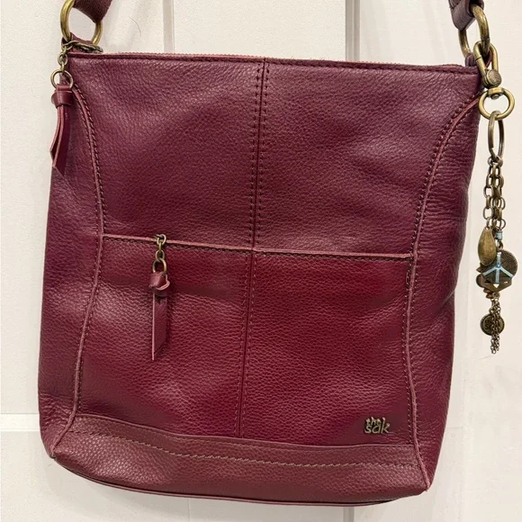 The Sak Lucia Leather crossbody purse Shoulder Bag - Picture 2 of 9